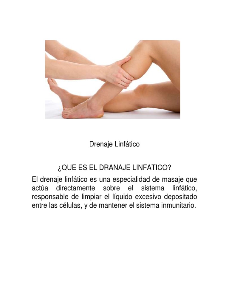 Drenaje online linfatico tobillo