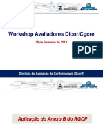 Workshop - Avaliadores Dicor-Cgcre - Certificacao Embalagens KIT Anexo B 118