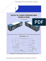 Celdas - de - Carga - Single - Point-Monobloque - Plataformas 40x50 - CM - SP05-50 - LEXUS - Catalogo - Español
