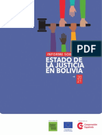 Informe Sobre El Estado de La Justicia en Bolivia 2021