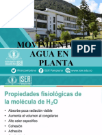 Presentacion Clase 3 Agua en Las Plantas