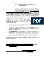 Acta de Entrega de Llaves y Posesión de Departamento - Silvia