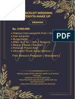 Pricelist Wedding Fenyta Make Up