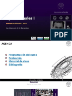 Sistemas Operacionales I: Presentación Del Curso