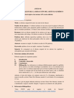 Normas generales para la redacción del artículo jurídico APA