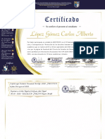 Certificado, Estudiante López