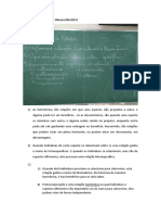 Relações entre espécies harmônicas e desarmônicas