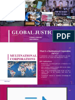 Global Justice: Loverly V. Bernabe Jake D Predas