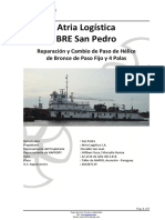 Informe de Cambio de Paso de Hélice de Eb de Bronce - BRE San Pedro, Atria Logística