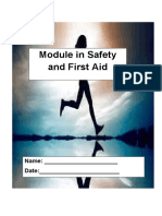 Module in Safety and First Aid: Name: - Date