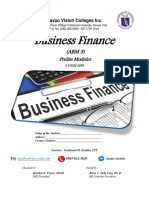 Business Finance Prelim