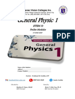 General Physics 1 Prelim