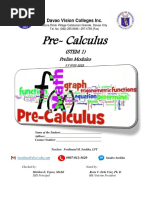 Precalclulus Prelim