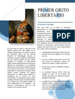 Primer grito libertario Sudamérica 1809