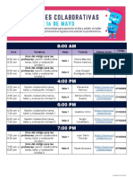 Cronograma Semana Sesiones Colaborativas