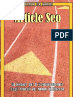 (Ebook ITA) Guida Al SEO - Posizionamento Dell'Articolo Sui Motori Di Ricerca