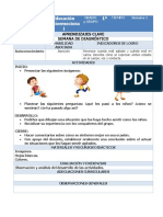 Educación Socioemociona L 1º: Aprendizajes Clave Semana de Diagnóstico