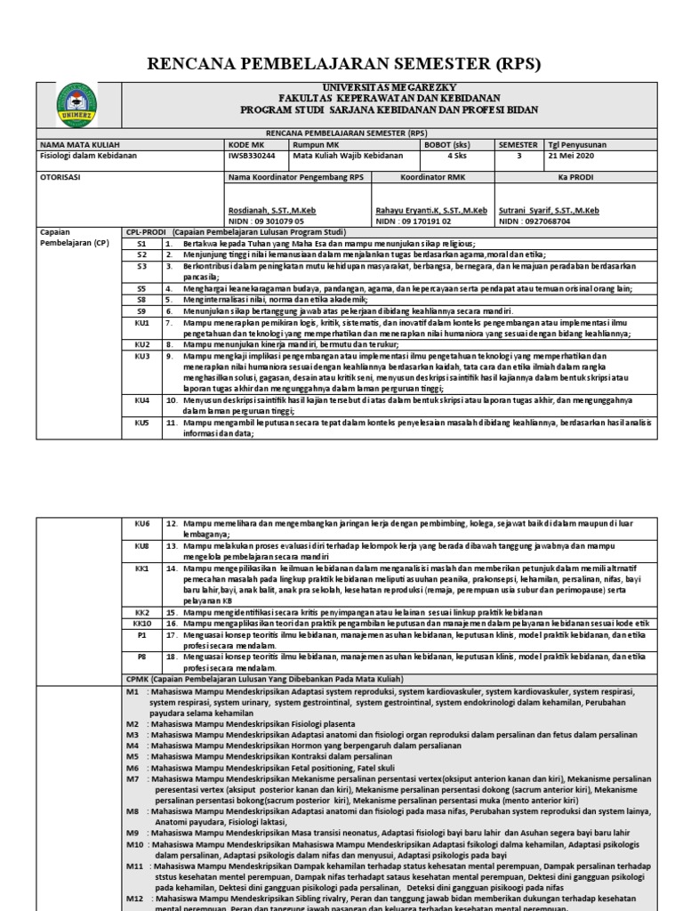 RPS Fisiologi | PDF