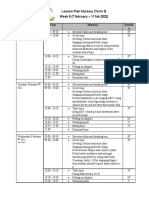 Lesson Plan Nursery Week 6-10