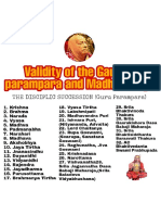 Validity of Gaudia Parampara and Madvacharya