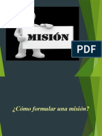 Misión, Visión, Valores y Objetivos