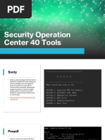 SOC 40 Tools