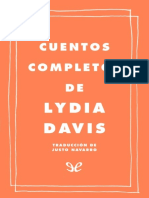Cuentos Completos, Lydia Davis