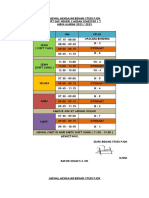 Jadwal Mengajar PTM