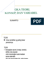 D4 - Gizi - 2019 - KERANGKA TEORI, KONSEP, DAN VARIABEL