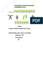 Las Capacidades Condicionales Fisicas y Coordinativas