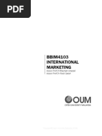 BBIM4103 International Marketing