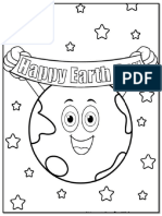 PK and K Earth Day Coloring Activity