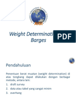 Barge Weight Determ