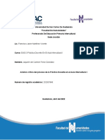 Análisis Crítico Del Proceso de La Práctica Docente I - Jaquelin Del Carmen Perez Gonzalez