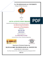 AICTE Activity Point Programme Report-Bikash Giri