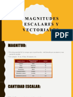 Vectores y Escalares