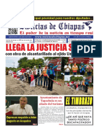 Periódico Noticias de Chiapas, Edición Virtual Jueves 11 de Agosto de 2022