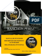 Manual de funciones restaurante Ranchón Pérez