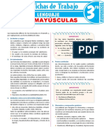 Uso de Mayusculas para Tercer Grado de Secundaria