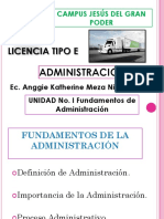 1 Sesión Administración