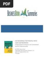Download Networking for People Who Hate Networking by Business Book Summaries SN58649182 doc pdf