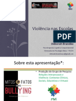 Violência nas Escolas: Características e Prevalência do Bullying