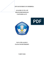 Analisis CP-TP-ATP PAI Kelas 4