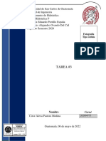 Tarea Preparatoria Examen Final Hidráulica