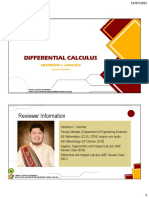 Differential Calculus: Reviewer Information