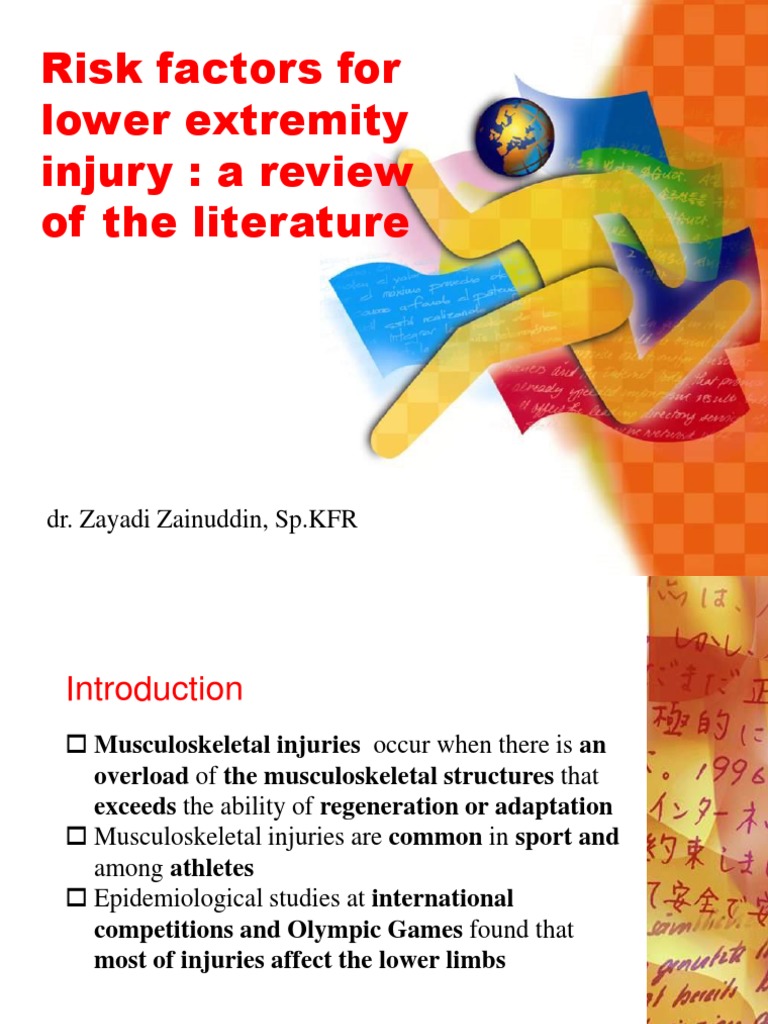 Risk Factors For Lower Extremity Injury A Review of The Literature - Dr ...