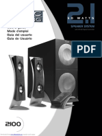 Altec Lansing 2100 Speaker System Manual