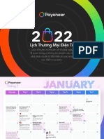 2022 Ecommerce Calendar VN
