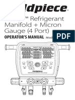 SMAN™ Refrigerant Manifold + Micron Gauge (4 Port) : Operator'S Manual
