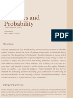 Statistics and Probability